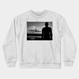 Another Place, Crosby Beach, Liverpool Crewneck Sweatshirt